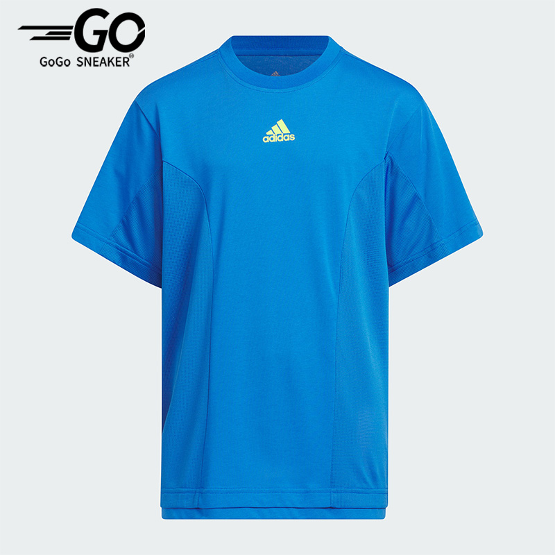 阿迪达斯大童运动短袖