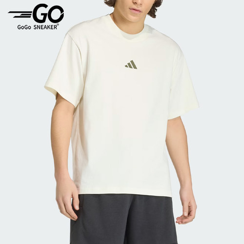 Adidas/阿迪达斯正品运动风套头休闲短袖T恤经典男短袖T恤KB4875