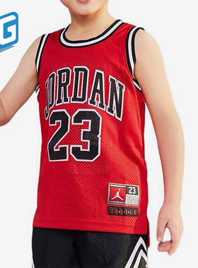 Nike/耐克正品JORDAN大童网眼运动训练背心T恤JD2222017GS-002