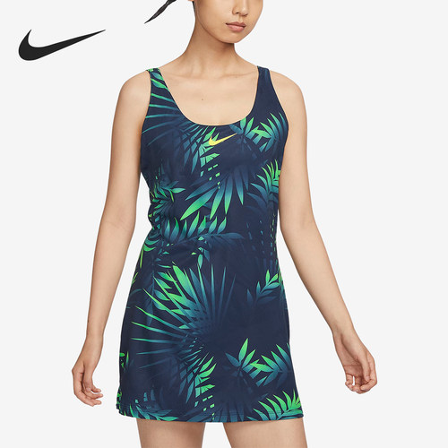 Nike/耐克正品秋季新款女子巴西队足球透气休闲连衣裙DX4445