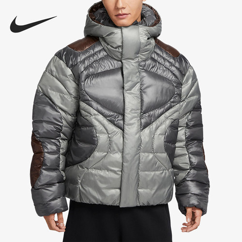 Nike/耐克正品冬季新款男子休闲运动连帽保暖防风棉服FB7424