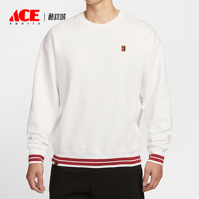 Nike/耐克正品Court男士休闲圆领套头针织运动日常卫衣IQ3972-100