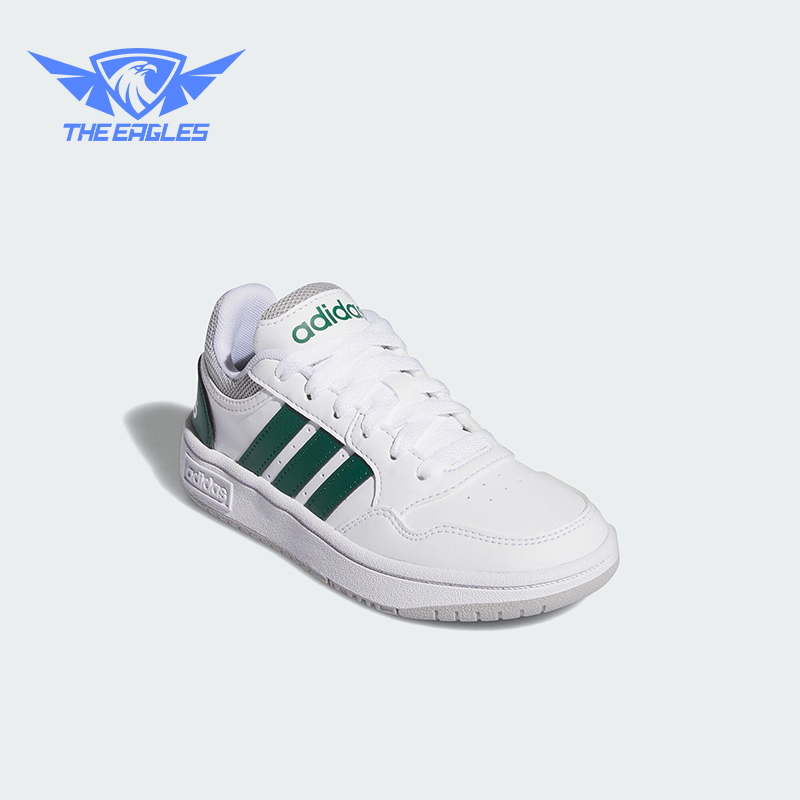 Adidas/阿迪达斯正品TENIS HOOPS儿童轻便透气休闲板鞋IG3830