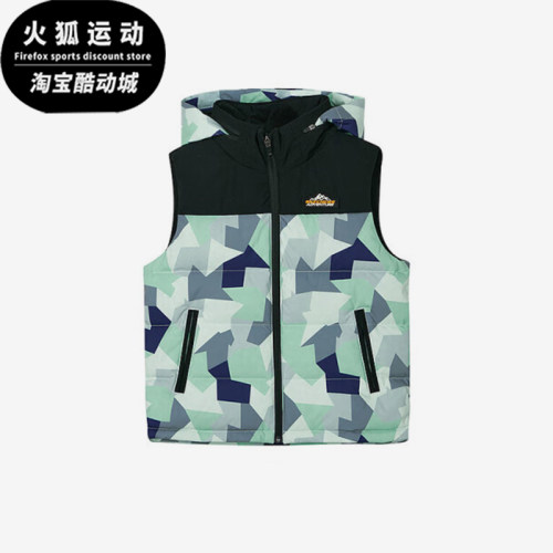 斯凯奇儿童时尚羽绒背心马甲