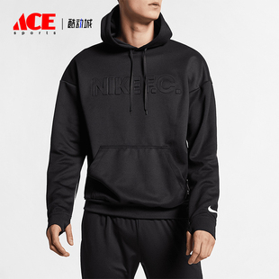 足球连帽保暖针织卫衣AR8003 Nike 男士 秋冬新款 010 耐克正品