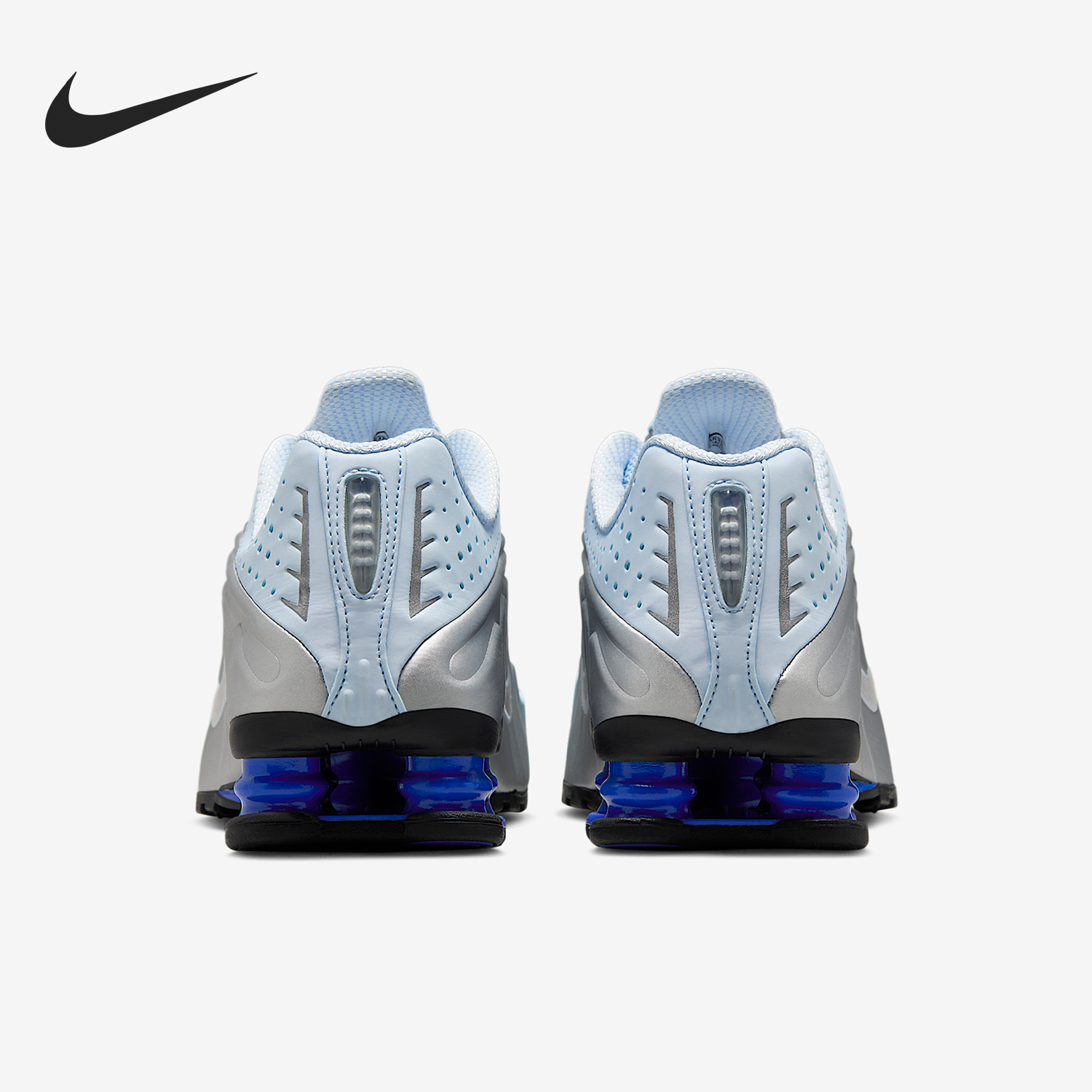 Nike/耐克官方正品Shox R4女士缓震气柱运动透气跑步鞋AR3565-402