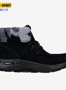 Skechers/斯凯奇正品冬季新款女子运动保暖加绒高帮休闲靴 144424