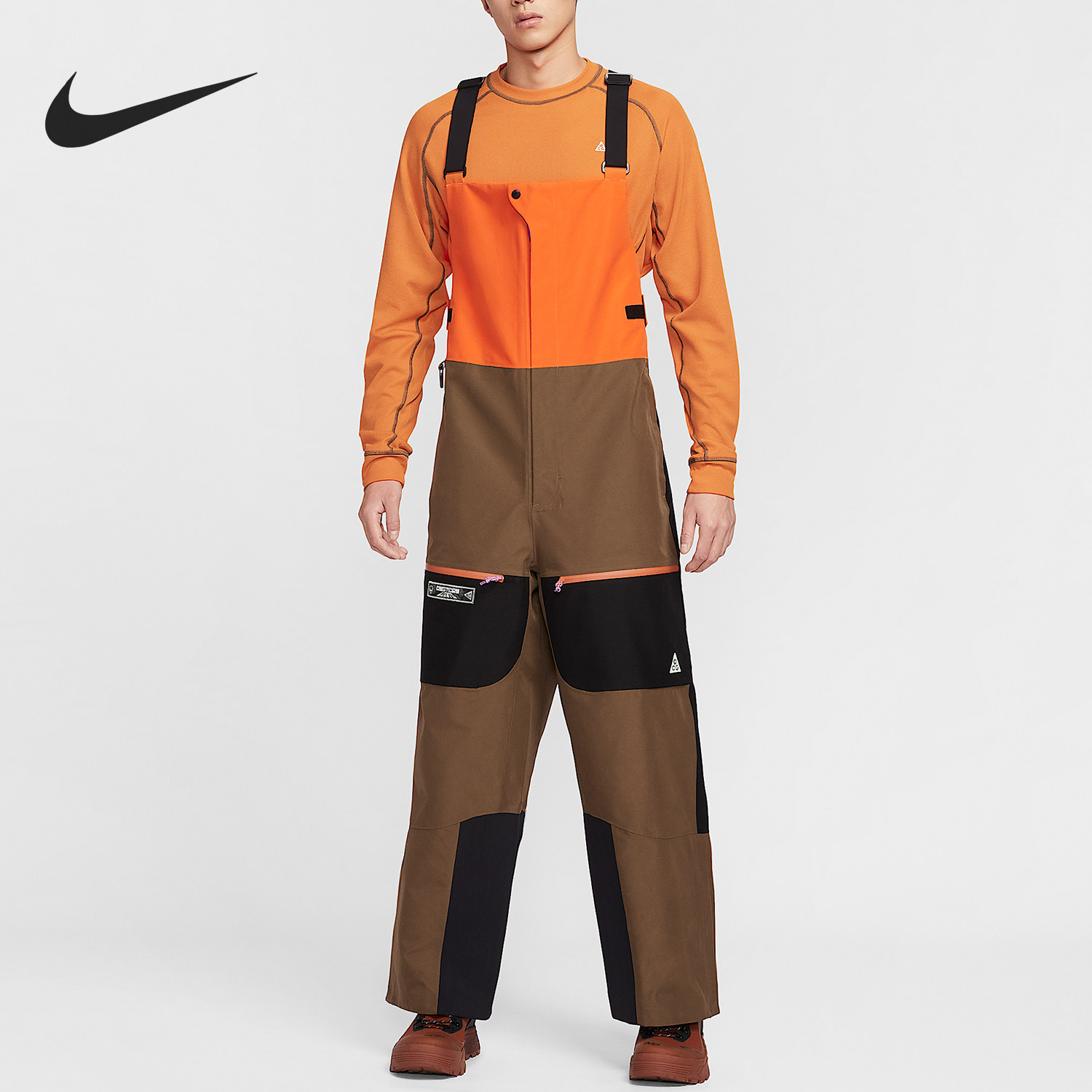 Nike/耐克官方正品Storm-FIT男士滑雪户外运动背带裤HV1128-819