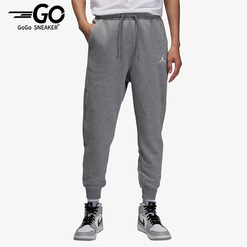 Nike/耐克正品JORDAN男士加绒保暖针织经典运动束脚裤FJ7780-091