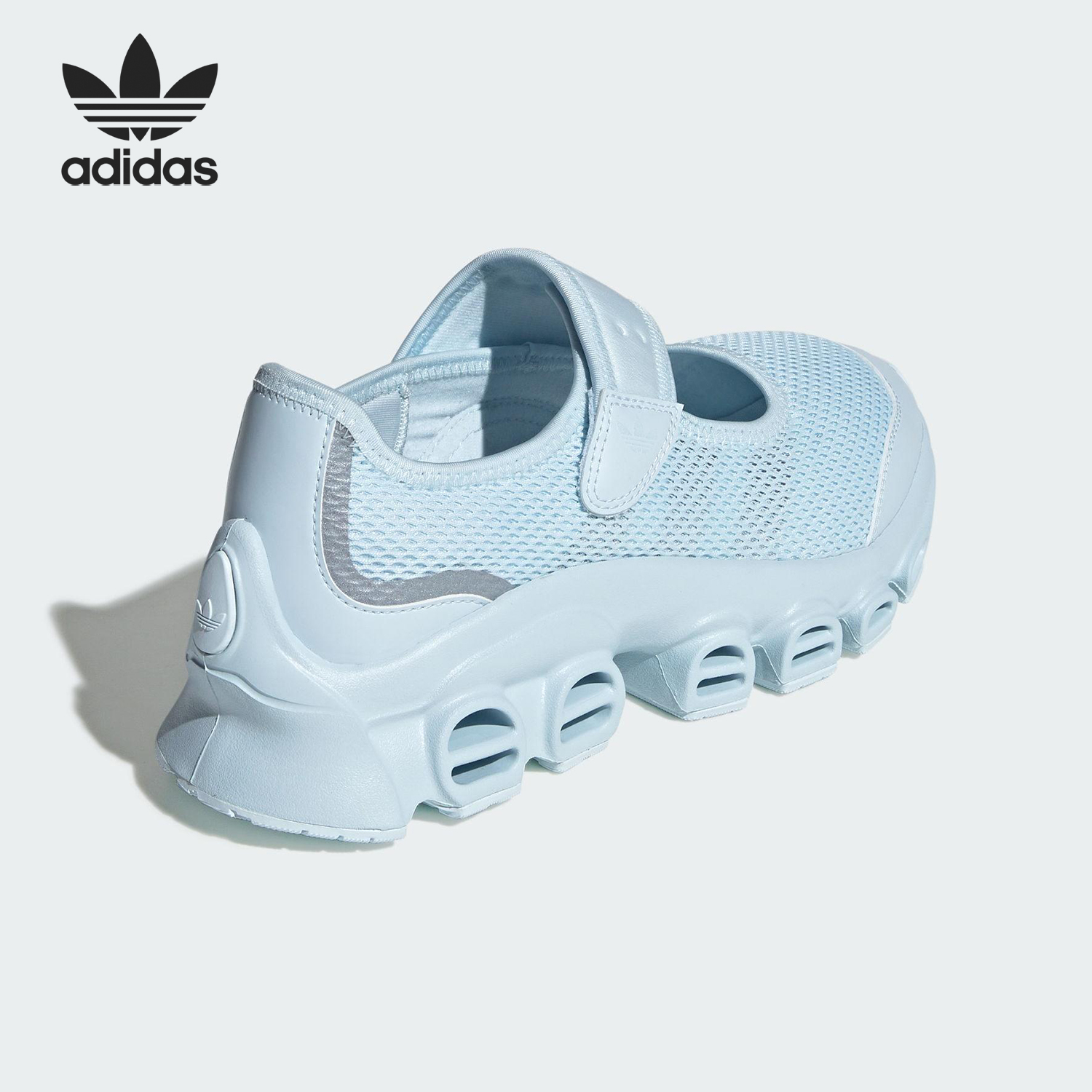 Adidas/阿迪达斯官方正品三叶草女士网眼魔术贴经典休闲鞋JQ8246