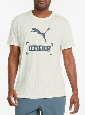 Puma/彪马正品新款男子宽松舒适透气运动短袖T恤522594-65