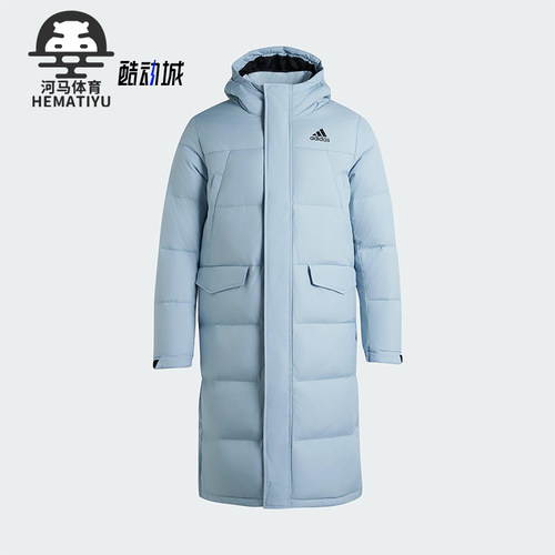 Adidas/阿迪达斯正品V L DOWN PARKA男士长款保暖羽绒服KF6747
