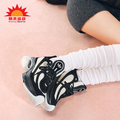 Adidas/阿迪达斯正品三叶草女士低帮厚底耐磨时尚运动鞋HQ2679