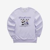 男女时尚 新款 印花保暖针织休闲圆领卫衣 斯凯奇正品 Skechers