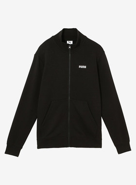 Puma/彪马正品2025年新款男士宽松运动立领针织外套690273-01