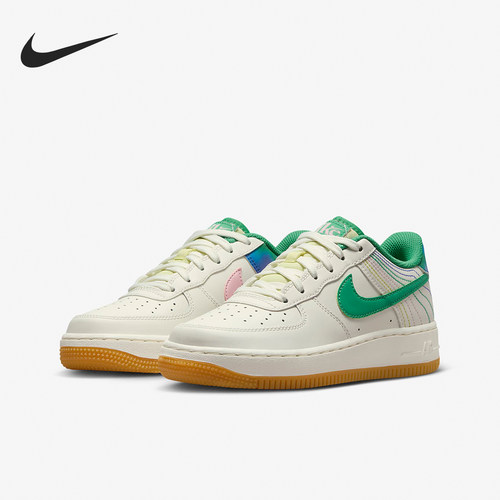 Nike/耐克正品AIR FORCE 1 GS女子大童轻便低帮休闲鞋FJ7540