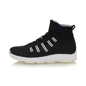 李宁综训鞋 AFJP036 女秋无界训练系列舒适一体织高帮缓震训练鞋