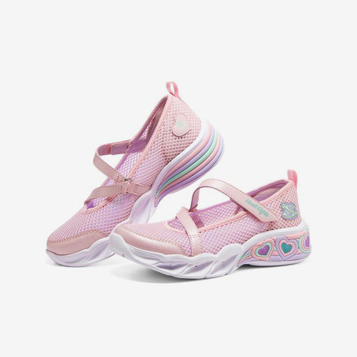 Skechers/斯凯奇正品夏季新款女童魔术贴玛丽珍透气休闲鞋