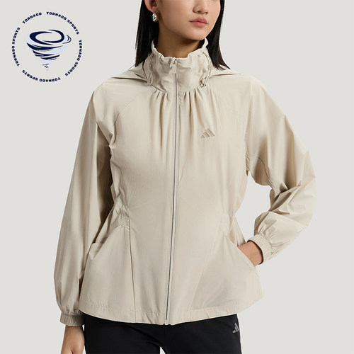 Adidas/阿迪达斯正品SFL WV JKT女士宽松防晒户外时尚外套KH2659