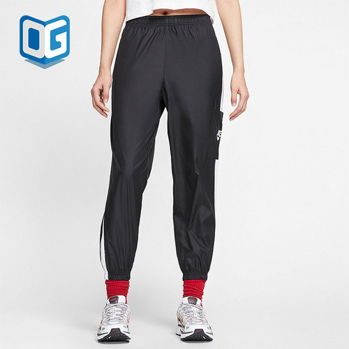Nike/耐克正品2025新款女士梭织束脚经典休闲运动长裤CJ7347-010