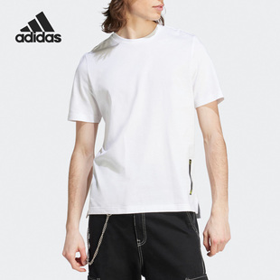 男子花朵印花透气运动短袖 新款 II3478 阿迪达斯正品 Adidas