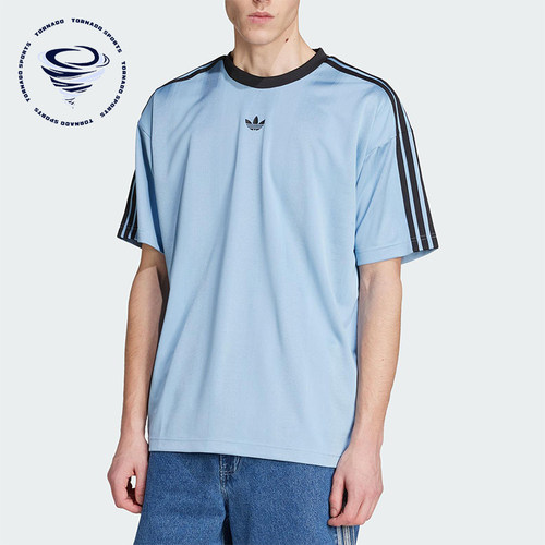 Adidas/阿迪达斯正品三叶草男士经典套头户外经典圆领短袖JW5879