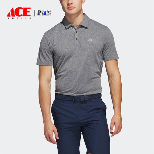 Adidas/阿迪达斯正品夏季男士透气印花运动休闲翻领POLO衫IA5449