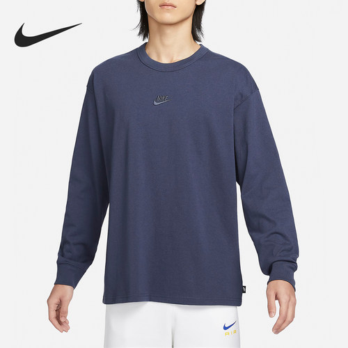 Nike/耐克正品春季新款男士宽松透气圆领长袖T恤DO7391-437
