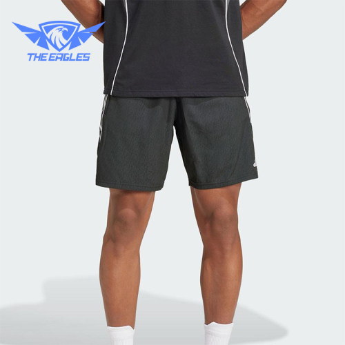 Adidas/阿迪达斯正品2025夏季款男士运动经典梭织透气短裤IW0407