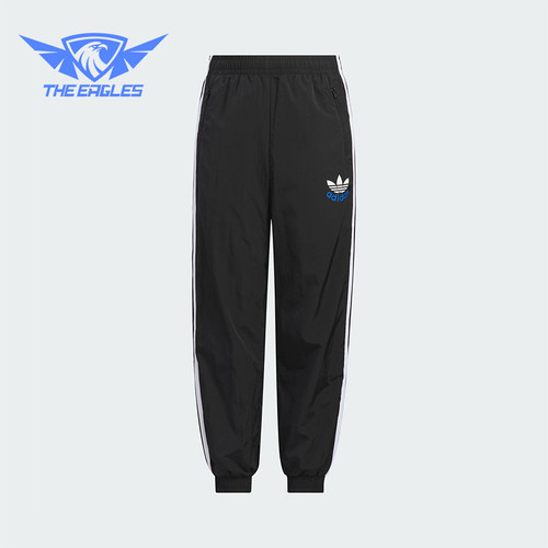 Adidas/阿迪达斯正品三叶草大童透气梭织束脚运动长裤KB4582