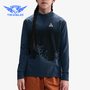 HQ9593 ACG大童运动宽松复古圆领休闲刺绣长袖 437 耐克正品 Nike