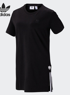 Adidas/阿迪达斯正品新款三叶草 TEE DRESS 女装运动裙子GM6766