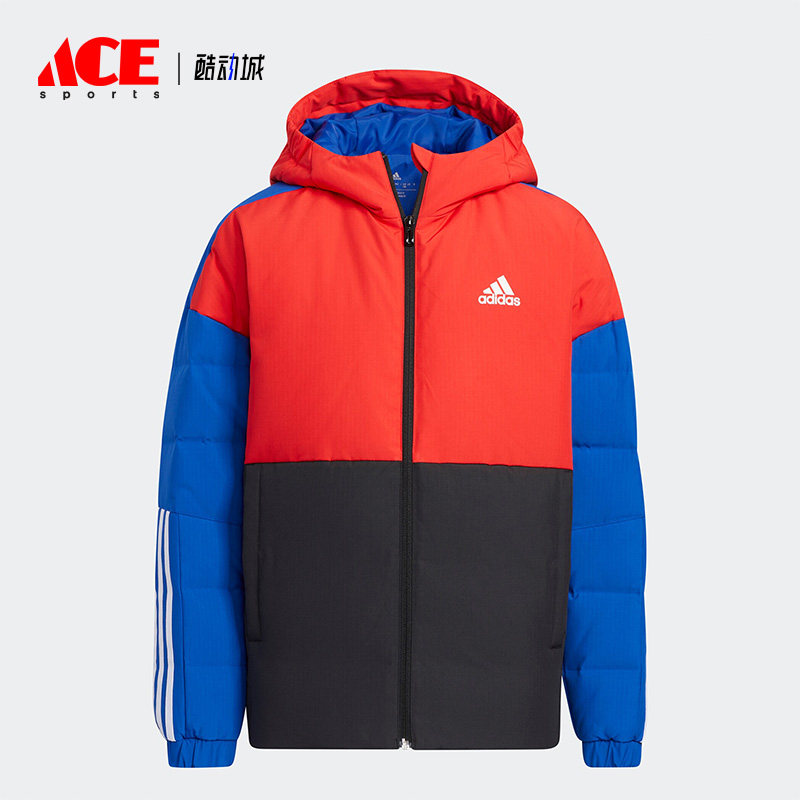 阿迪达斯正品大童羽绒服