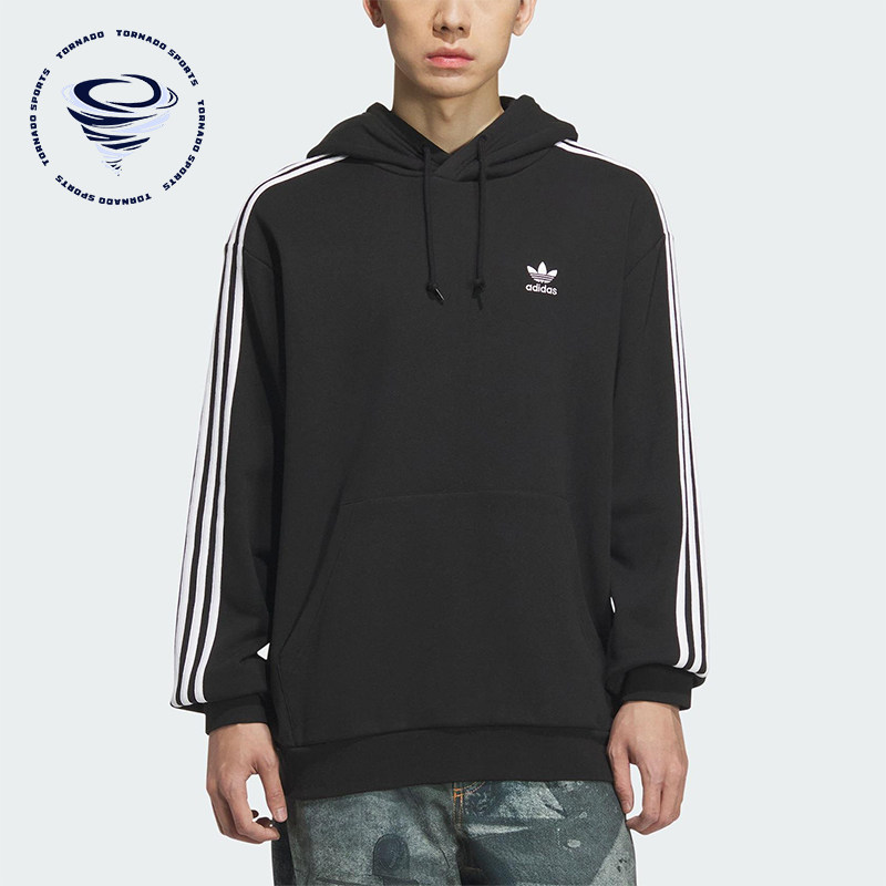 Adidas/阿迪达斯正品三叶草男士日常运动宽松连帽休闲卫衣KD1860