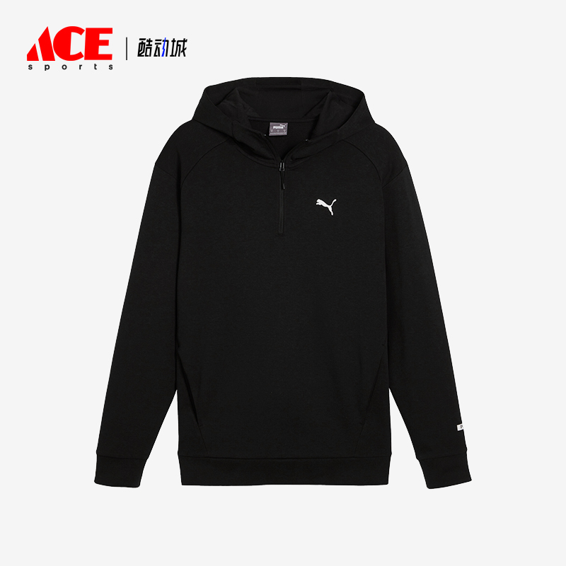 Puma/彪马正品新款男士运动休闲针织连帽套头卫衣681289-01
