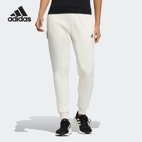 Adidas/阿迪达斯正品LABEL 女子加绒束脚运动休闲长裤IB2719