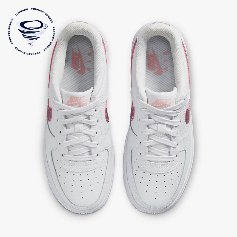 Nike/耐克正品Air Force 1 GS女子大童休闲低帮板鞋CT3839-104