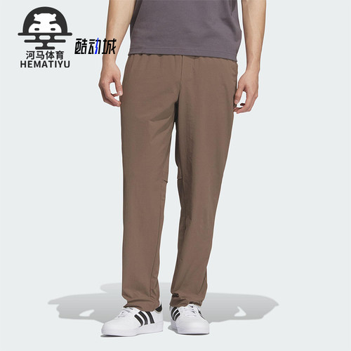 Adidas/阿迪达斯正品BOTTOMS男士经典复古直筒运动休闲长裤KE6002