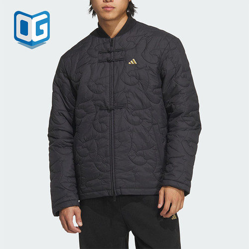 Adidas/阿迪达斯正品冬季男女拒水保暖新中式时尚休闲棉服KS0408