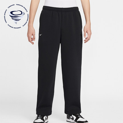Nike/耐克正品Club男士日常松紧腰直筒刺绣休闲长裤IQ3709-010