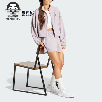 Adidas/阿迪达斯正品时尚休闲透气夏季女士宽松运动套装IS0918