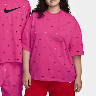 耐克正品 FJ3478 Jacquemus 宽松短袖 653 Swoosh男女时尚 Nike