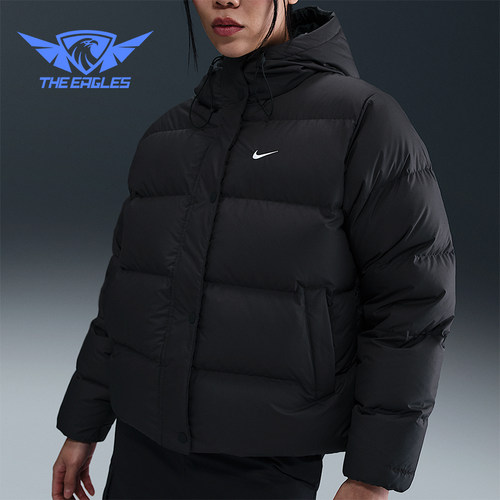 Nike/耐克正品2025秋季款女士运动连帽日常保暖羽绒服IH0728-010