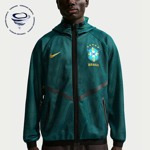 Nike/耐克正品Dri-FIT男士训练足球拉链复古夹克外套IH1757-369