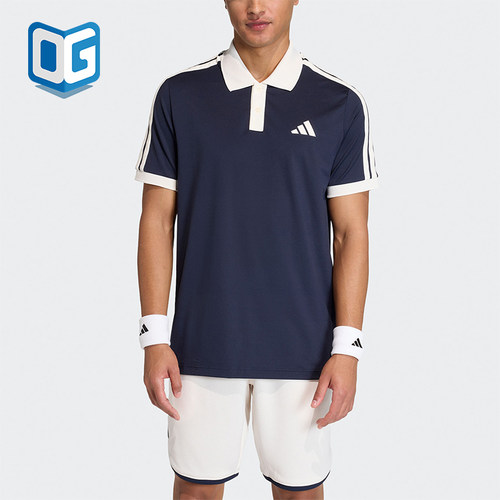 Adidas/阿迪达斯正品夏季男士透气网球针织运动短袖POLO衫KA5899