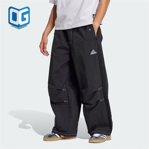 Adidas/阿迪达斯正品2025春季男士宽松敞口运动长裤JD5415