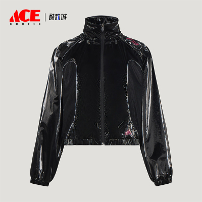 Adidas/阿迪达斯正品2026女士休闲时尚简约拉链宽松外套KY5756