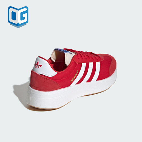 Adidas/阿迪达斯正品三叶草男女款时尚潮流系带休闲鞋JI0835