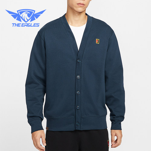 Nike/耐克正品Court Fairway男士长袖针织休闲运动开衫IM9362-478