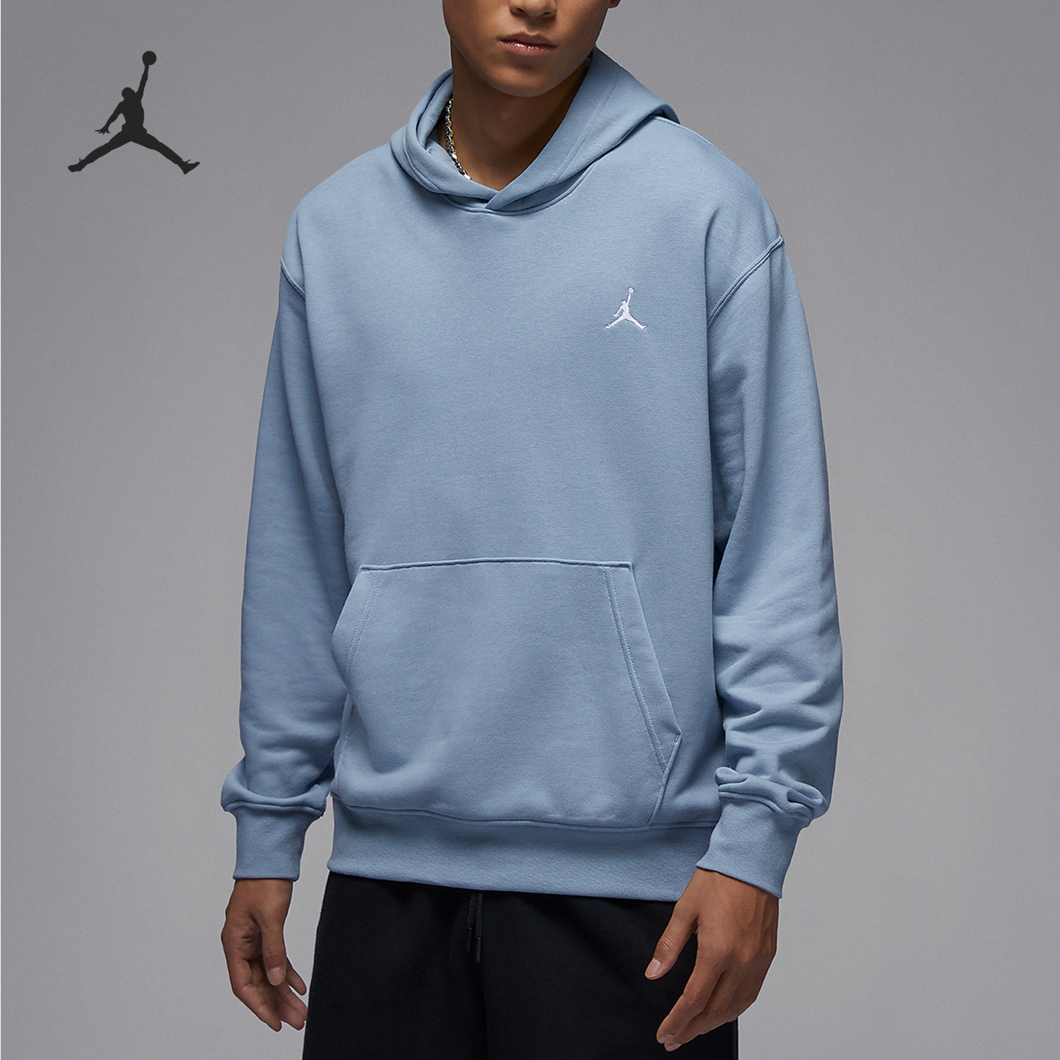 Nike/耐克官方正品Jordan男士法式毛圈针织连帽卫衣FQ3679-436